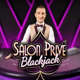Blackjack Salon Privé slot logo by Ezugi at Frumzi Casino