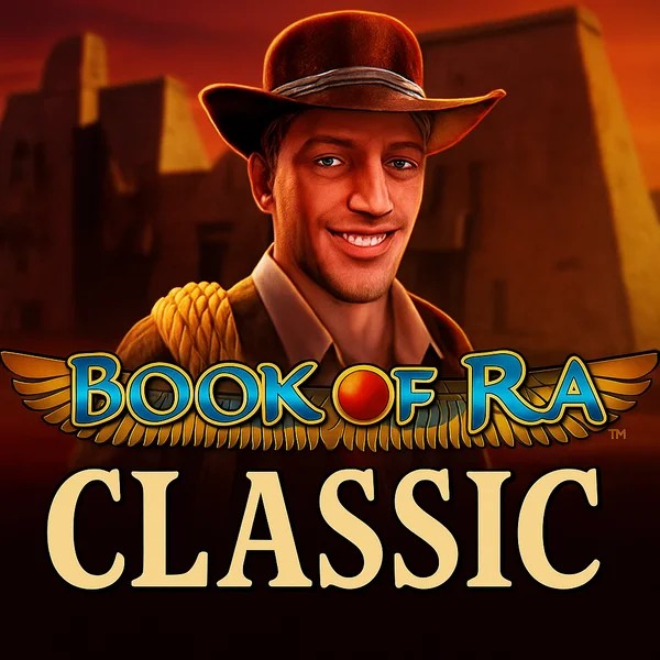 Book of Ra Classic game by Novomatic – logo hosted on Frumzi Casino