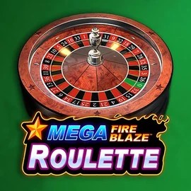 Mega Fire Blaze Roulette slot logo by Playtech at Frumzi Casino