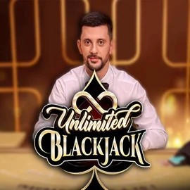 Unlimited Blackjack slot visual from Ezugi available on frumzikasino.it